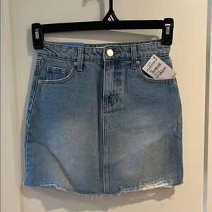 Abound Light Blue Denim Mini Skirt, New with tags
